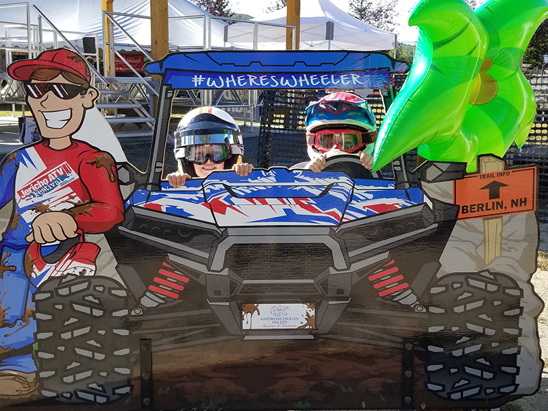 Kids take part in the ATV Poker Run at Journey to Jericho ATV Weekend